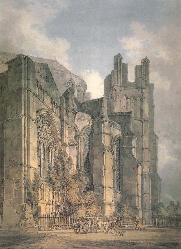 J.M.W. Turner St. Anselm-s Chapel with part of Thomas-a-Becket-s Crown,Canterbury France oil painting art